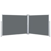 vidaXL Auvent latéral rétractable Anthracite 140 x 1000 cm