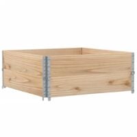 vidaXL Jardinière 100x100 cm bois de pin massif