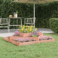 vidaXL Jardinière 112x112x27 cm Bois de douglas massif