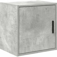 Armoire murale de garage gris béton bois d'ingénierie vidaXL