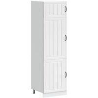 vidaXL Armoire de cuisine Lucca blanc bois d'ingénierie
