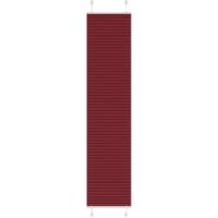 vidaXL Pleated Blind Bordeaux Red 45x200 cm Fabric Width 44,4 cm Polyester