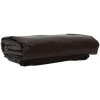 vidaXL Tarpaulin 650g / m² Brown 4 x 4 m Canvas with PVC Coating