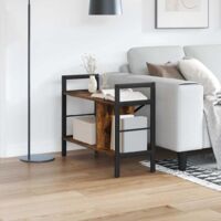 vidaXL Étagère Chêne fumé 75 x 30 x 58,5 cm Bois d'ingénierie