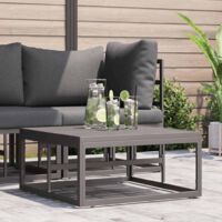 vidaXL Outdoor Furniture Black 70 x 70 x32 cm Metal