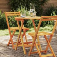 Spetebo Stockholm Table De Jardin XXL Ronde En Eucalyptus – 90 X