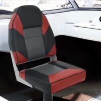 vidaXL 4 Piece Foldable Boat Seat Set High Backrest