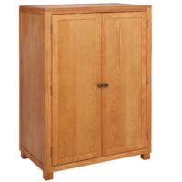 vidaXL Wardrobe with Storage with Door Brown Engineered wood
