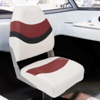 vidaXL 4 Piece Foldable Boat Seat Set High Backrest