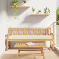 vidaXL Pallet Cushion Cream 180 x 40 x 8 cm Oxford Fabric