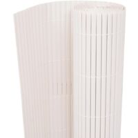 Vidaxl – Clôture PVC double face 90x500 cm – Résistante aux intempéries – Flexible et légère – Pour délimitation jardin et brise-vent