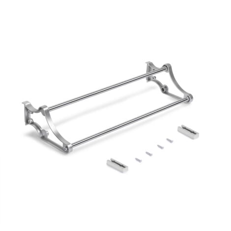 Emuca Range-chaussures Self pour intérieur d'armoire, Peint en aluminium, Acier et Plastique.