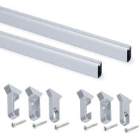 Barre De Penderie Support Central 20 Mm Pour Barre De Penderie Ronde 25 Pieces