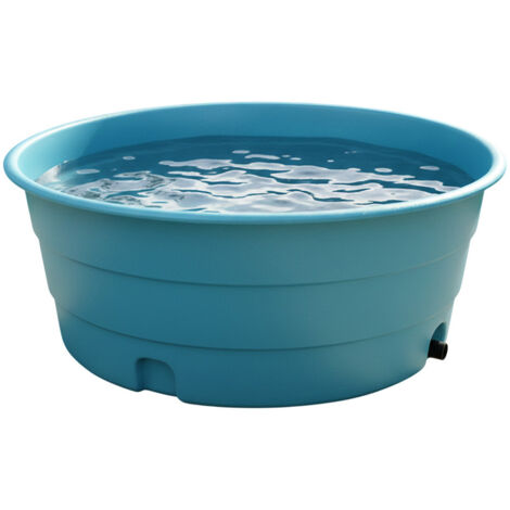 Plast'Up Rotomoulage – Piscine enfant 900L – Longueur 142 cm – Hauteur 60 cm – Largeur 142 cm – Polyéthylène haute densité – Zéro gonflage, zéro stress