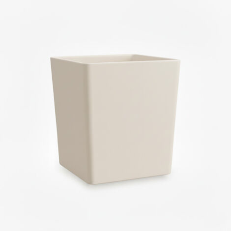 Pot de fleurs carré cubio h 50 cm-plast'up rotomoulage