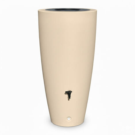 Récupérateur d'eau de pluie 190l ros'eau 2-en-1 + kit complet - plast'up rotomoulage (1/2)