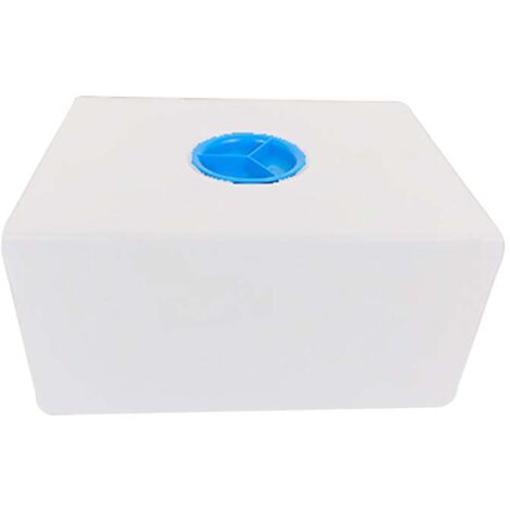 Réservoir 80L polyéthylène haute densité – Hauteur 36 cm – Pour stockage eaux usées et propres – Bouchon de visite étanche 120mm – Plast'Up Rotomoulage