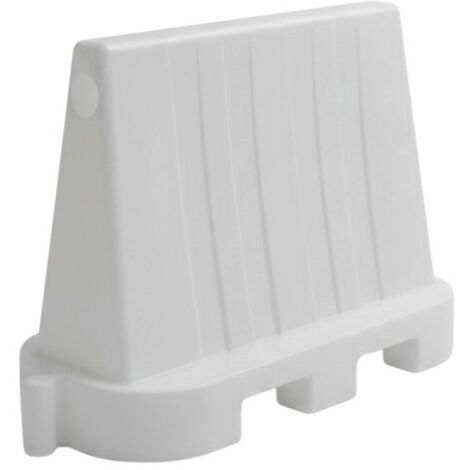 Séparateur de voie lestable et empilable blanc- k16