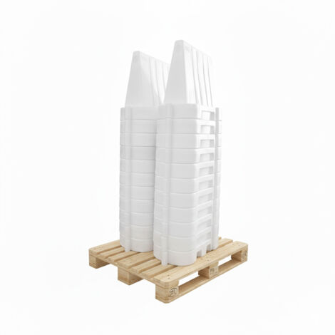 Séparateur lestable et empilable blanc- lot de 22 (1/4)
