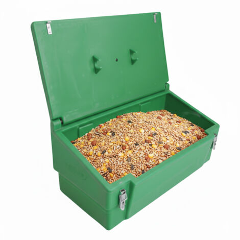 Bac de stockage de denrées animales/multi-usages 100l avec grenouillères (1/4)