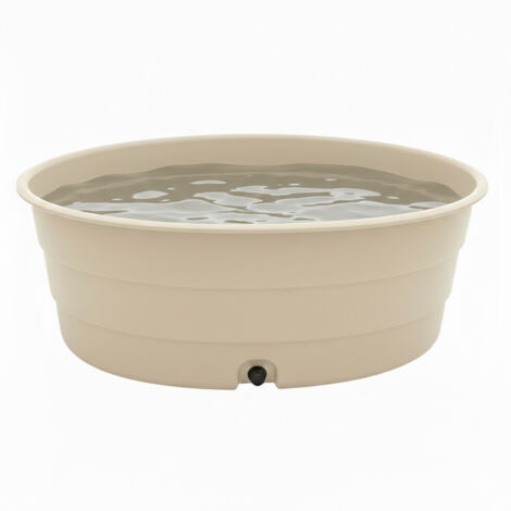 Piscine hors sol 1900L – Longueur 205 cm – Hauteur 60 cm – Largeur 205 cm – Polyéthylène haute densité – Traité anti UV – Plast'Up Rotomoulage