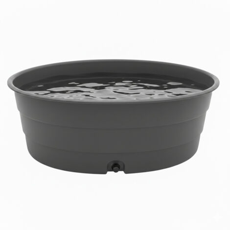 Plast'Up Rotomoulage – Piscine hors sol 1900L en polyéthylène haute densité – Longueur 205 cm – Hauteur 60 cm – Bouchon de vidange inclus – Anti UV