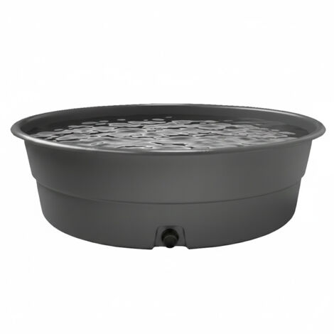 Plast'Up Rotomoulage – Piscine pour enfants 500L – Monobloc en polyéthylène haute densité – Zéro gonflage – Bouchon de vidange intégré – Résistante aux chocs