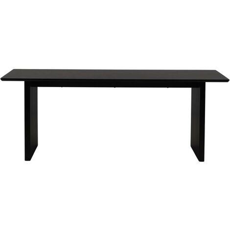Vail Esstisch 100x200cm schwarz. (1/4)