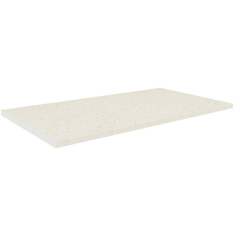 Esilo Küchenarbeitsplatte 120 cm weiß.