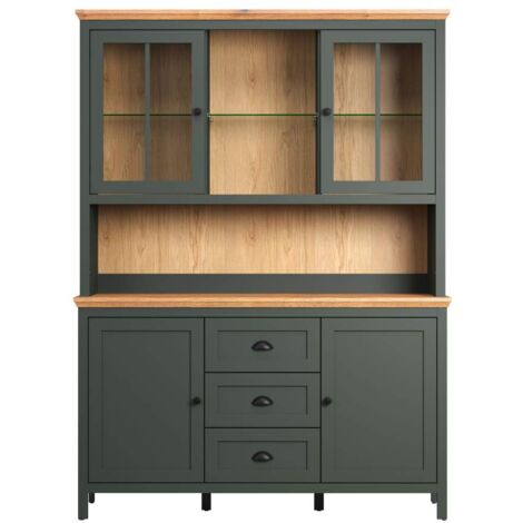 Stanton Vitrinenschrank grün. (1/5)
