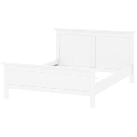 Venedig Doppelbett 160×200 cm, weiss. – Weiß