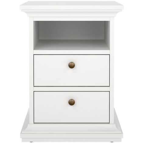 Venedig Nachttisch Breite 43 cm, Höhe 58 cm weiss. (1/5)