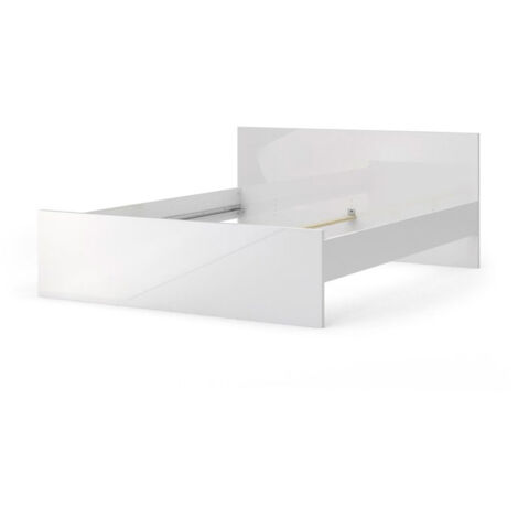 Nada Bett 160 200 cm weiss hochglanz. (1/3)