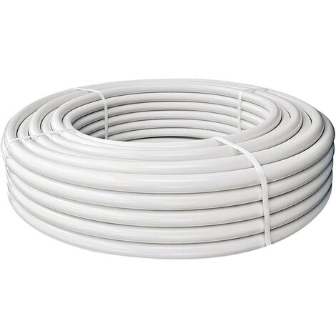 Claber Tubo collettore, in PE flessibile da 1/2" (13-16 mm) per irrigazione a goccia, Bianco, 25 m