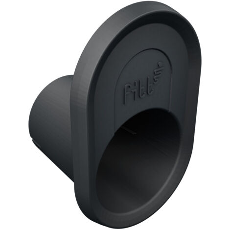 FITT Minisella Porta Tubo da Parete, per Tubo Irrigazione Giardino, grigia