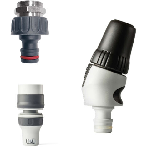 Set accessori per tubi FITT YOYO e FITT IKON: composto da Lancia, Raccordo e Presa Rubinetto