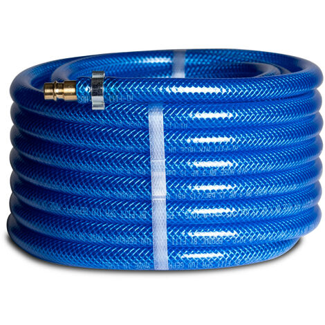 FITT AIR HOSE 9mm 10 m Kit - Tubo per Passaggio Aria Compressa, Pronto  all'Uso, con Raccordi Universali, Blu