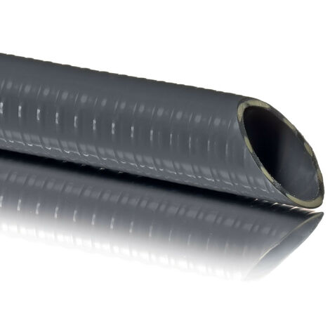 FITT ASPIRFLEX PLUS 7 m - Waterzuigslang, voor aansluiting op pompen, met unieke technologie en messing filter, grijs