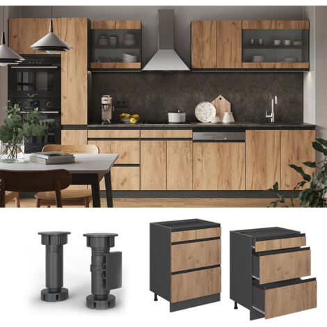 Mobile dispensa cucina Mobile cucina credenza con ruote – Vicco