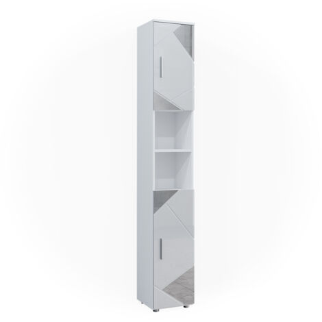 Mobile bagno alto Irma, Bianco, 30 x 192 cm, Vicco