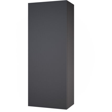 Mobile bagno Gloria, Antracite, 33 x 84 cm con 2 ripiani, Vicco