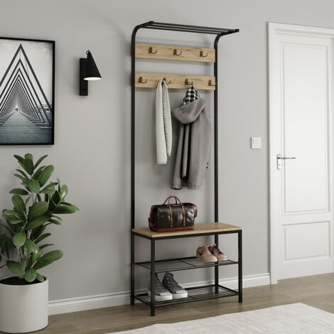 Vicco Tavolo Da Pranzo Allungabile Rovere Rustico/grigio 120 X 76.5 Cm Estensibile Loyd