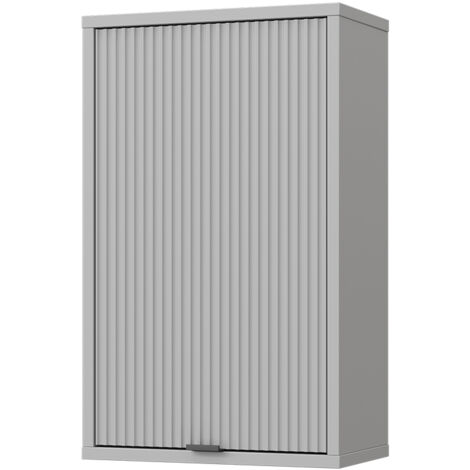 Mobile bagno Eliza, Grigio, 40 x 65 cm con 2 ripiani, Vicco