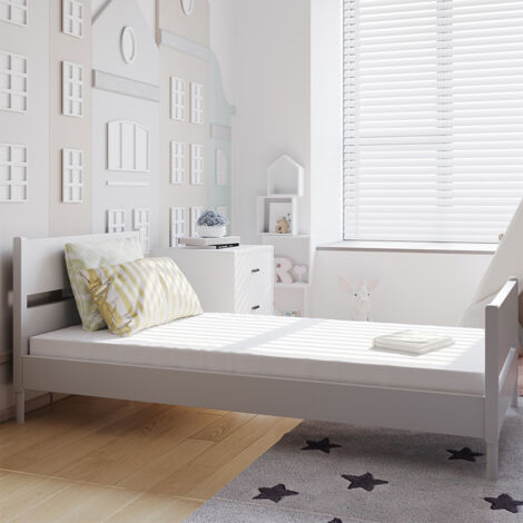 Materasso bambini , Bianco, 160 x 80 cm, Vitalispa