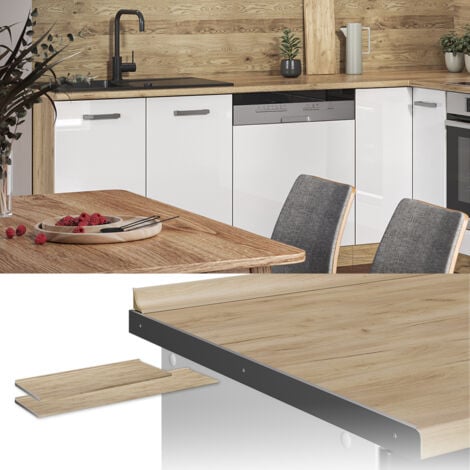 Top cucina R-Line, Quercia dorata, 160 cm, Vicco