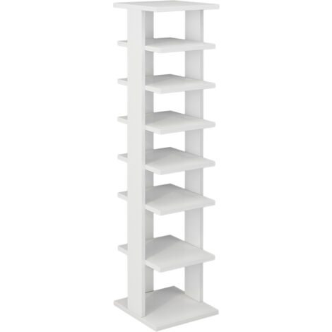 Scarpiera Timo, Bianco, 26.7 x 110 cm, Vicco
