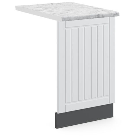 ECD Germany Copritermosifone MDF 112x19x82 Cm Rivestimento Del Radiatore Verniciato Nero - Foto 7