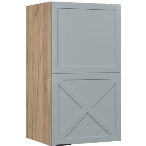 Pensile da cucina Fame-Line, Blu-grigio chiaro, 40 cm, Vicco