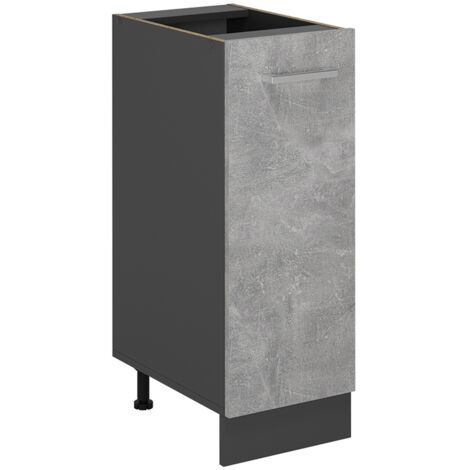 Base R-Line, Calcestruzzo, 30 cm senza piano di lavoro, Vicco