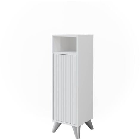 Mobile Bagno Sospeso Con Cassetti 90 Cm Bianco Opaco Con Lavabo E Specchio Cuki 1